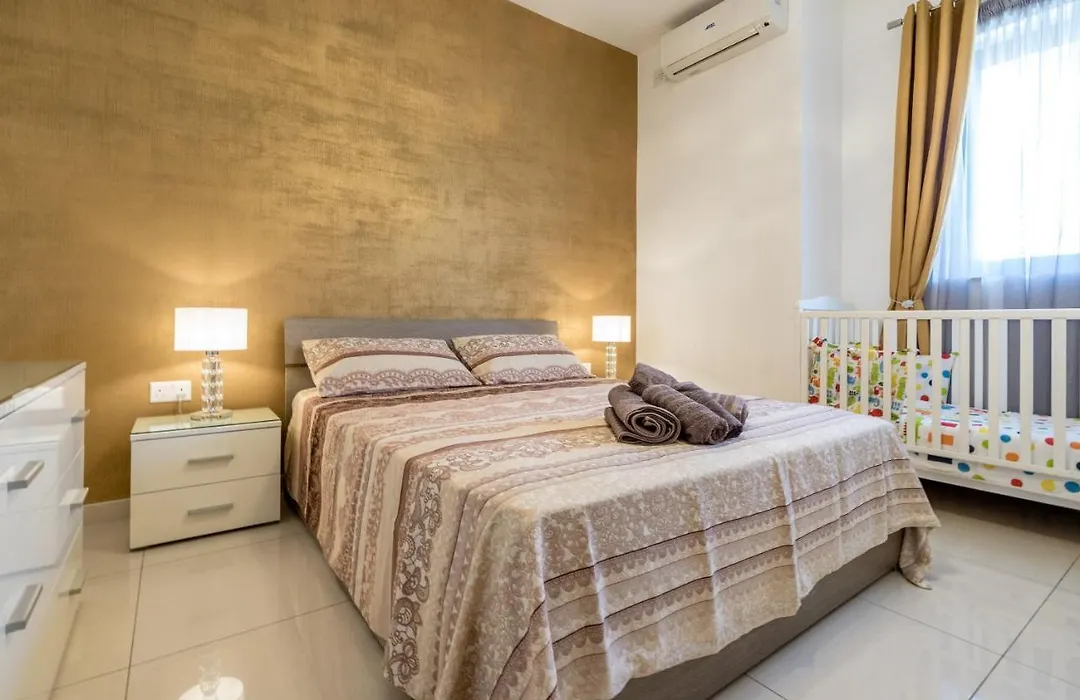 Brand New Apartment-2 Min From The Sea-Central Bugibba-1