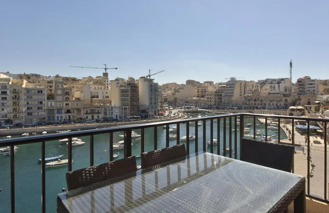 Spinola Court - Stunning Seaview Apartment & Penthouse On Spinola Bay By Shortletsmalta-1