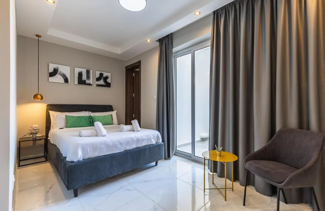 Brand New Apartment With Terrace St Julians - Sleeps 4-1