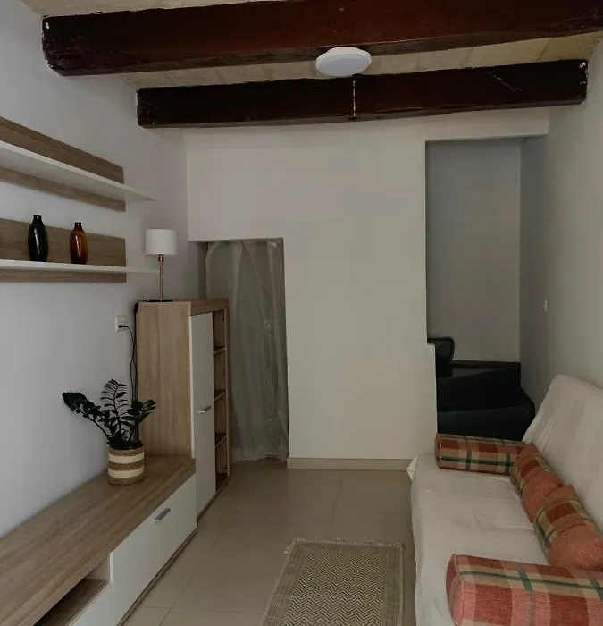Traditional Townhouse On The Main Street In Valletta Blue Door-1