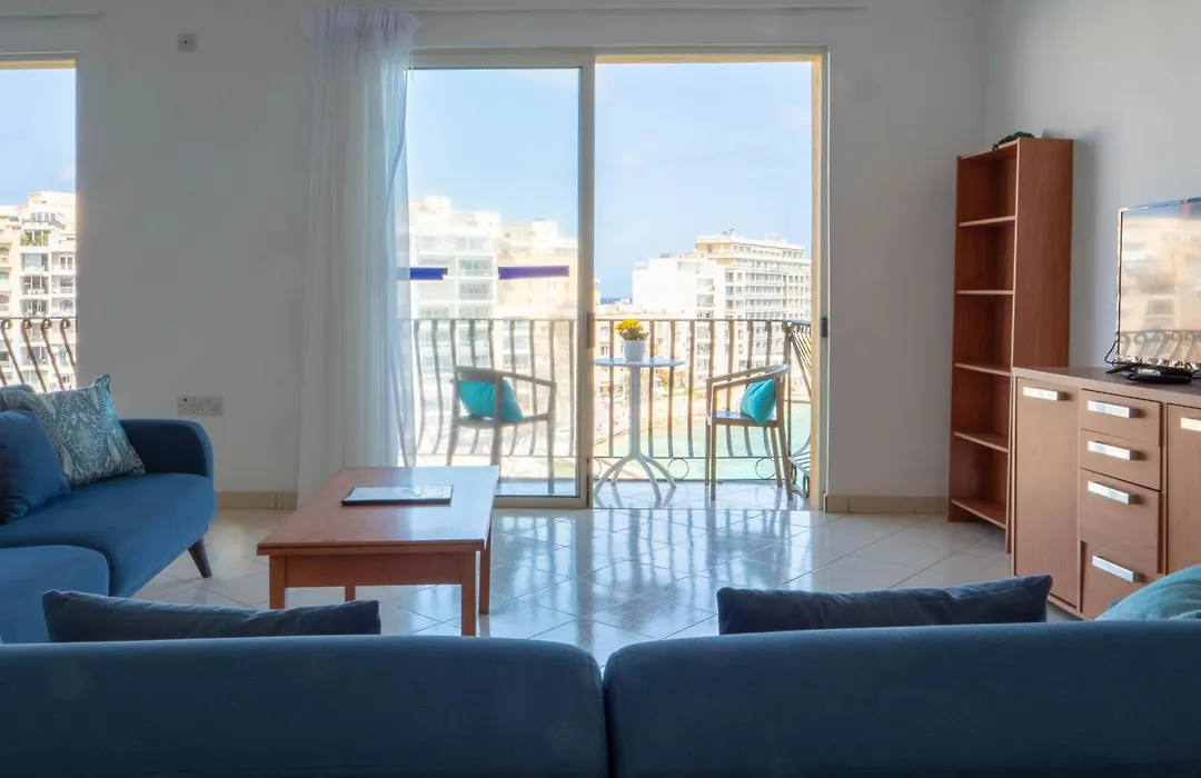 Unique Seaview Apartments And Penthouse In Central St Julians-1