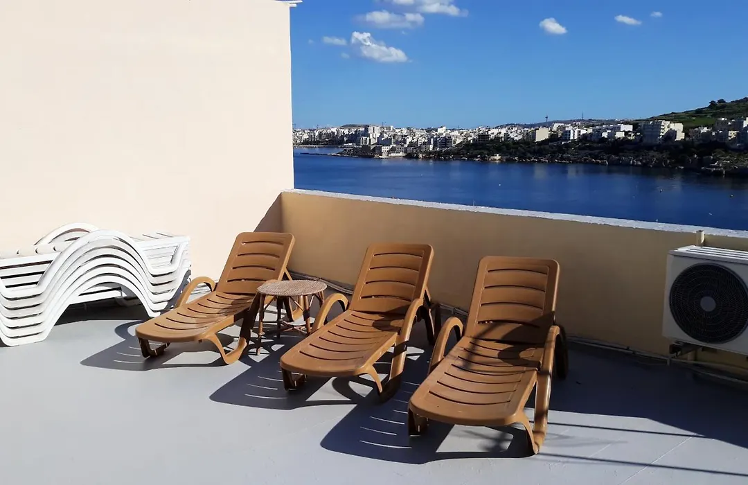 Bayview 2 Bedroom Seaview Apartment With Large Terrace With Panoramic Views - By Getawaysmalta-1