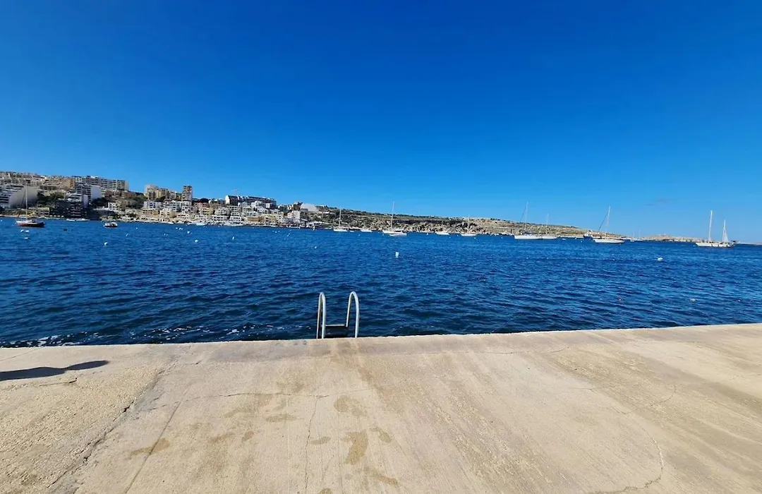 Sea View Apartment In St Paul'S Bay, Just 260 Metres From The Sea-1