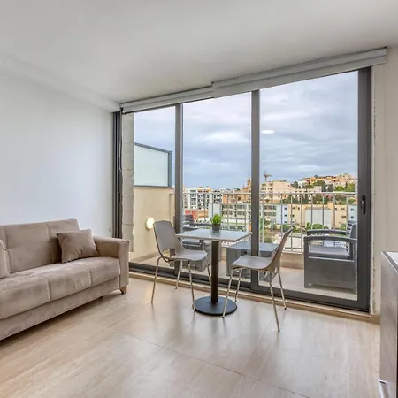 1Br Penthouse With Prvt Balcony In St Julians By 360 Estates Apartment-2