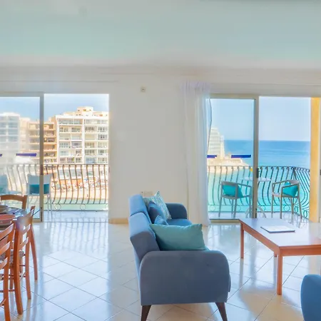 Unique Seaview Apartments And Penthouse In Central St Julians-2