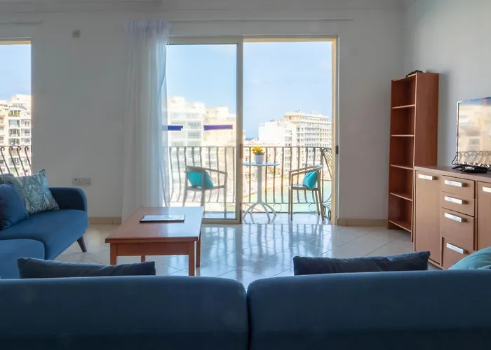 Unique Seaview Apartments And Penthouse In Central St Julians San Giuliano