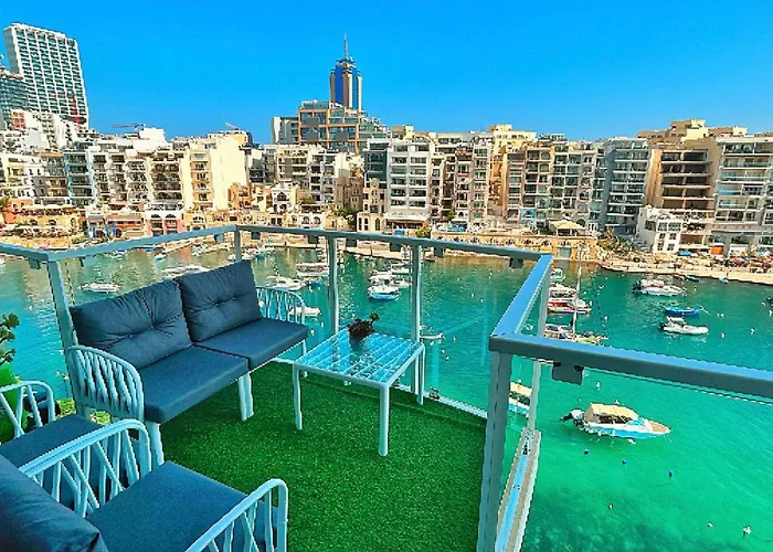 Huisdiervriedelijke Spinola Bay View Appartement San Ġiljan