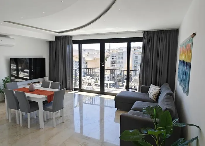 Luxury Sea Front At Spinola Bay St Julians Appartement San Ġiljan