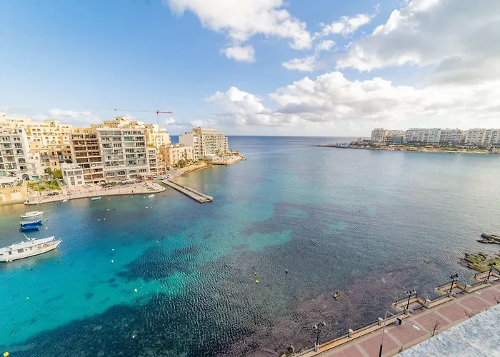 Haustierfreundliches Amazing Views Of Spinola Bay In Heart Of Stjulians-Hosted By Sweetstay San Ġiljan